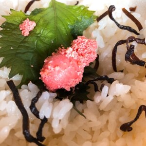 贅沢！！混ぜご飯にたらこのっけ丼